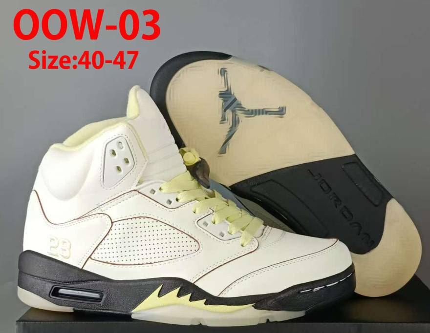 OOW air jordan 5 retro new colors 59.99usd gallery