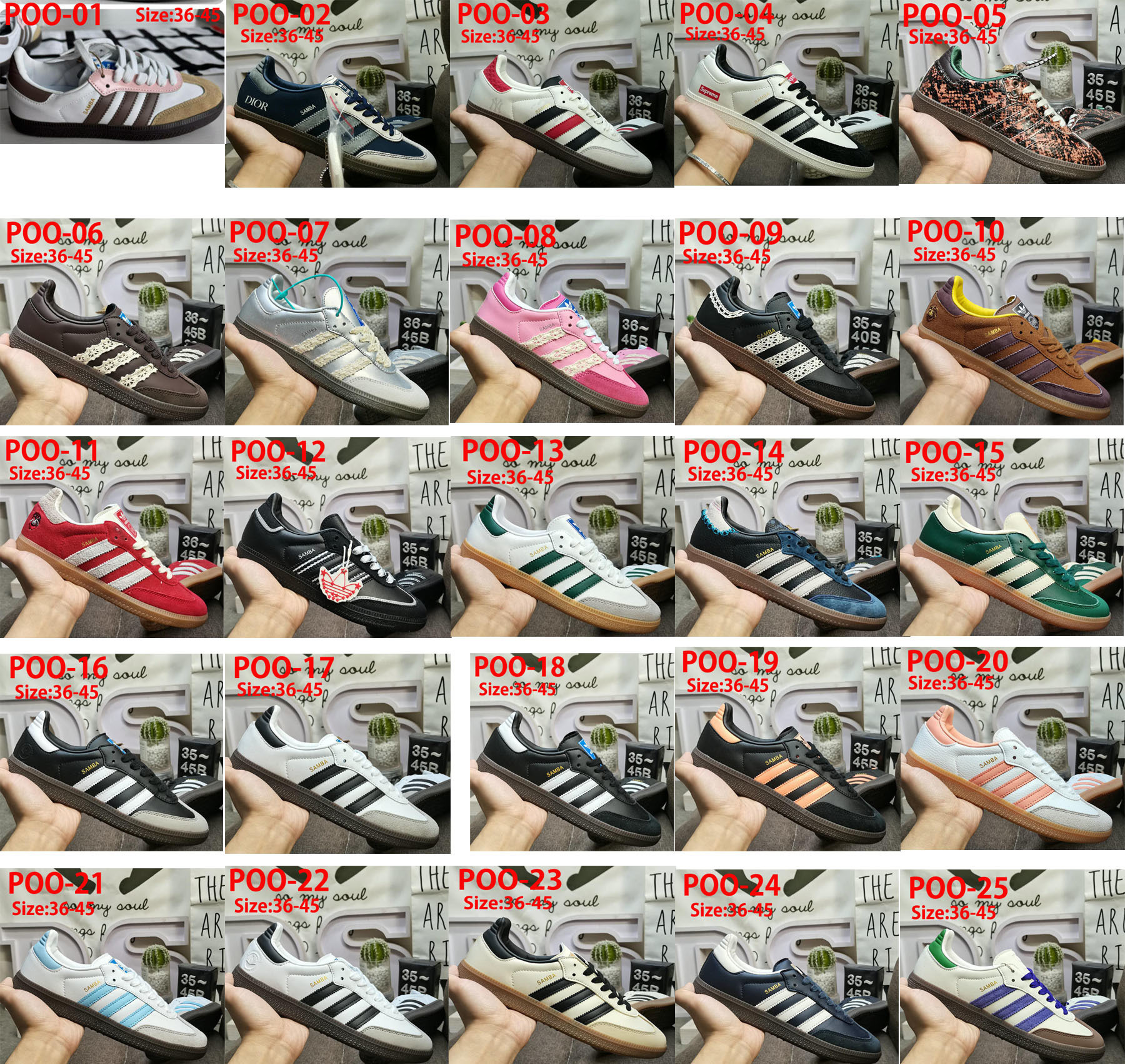 POO adidas samba 59.99usd gallery