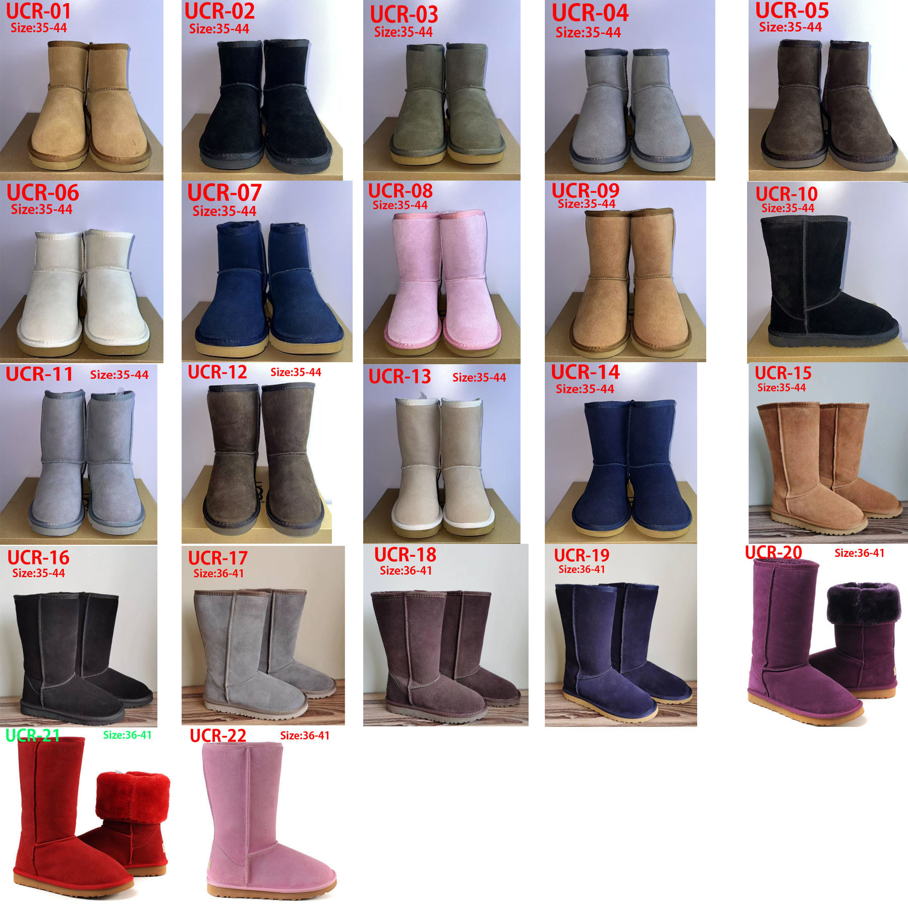 UCR ugg boots 5854 5825 5815 55usd gallery