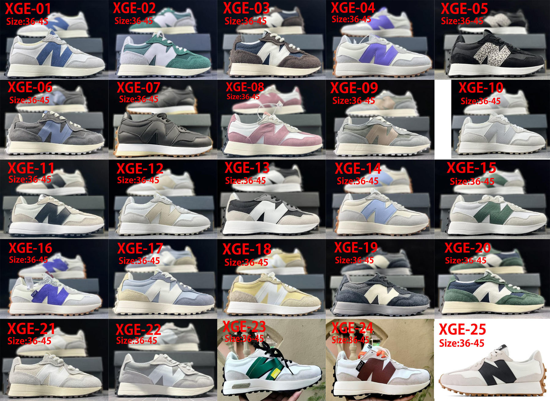 XGE new balance 327 59.99usd gallery