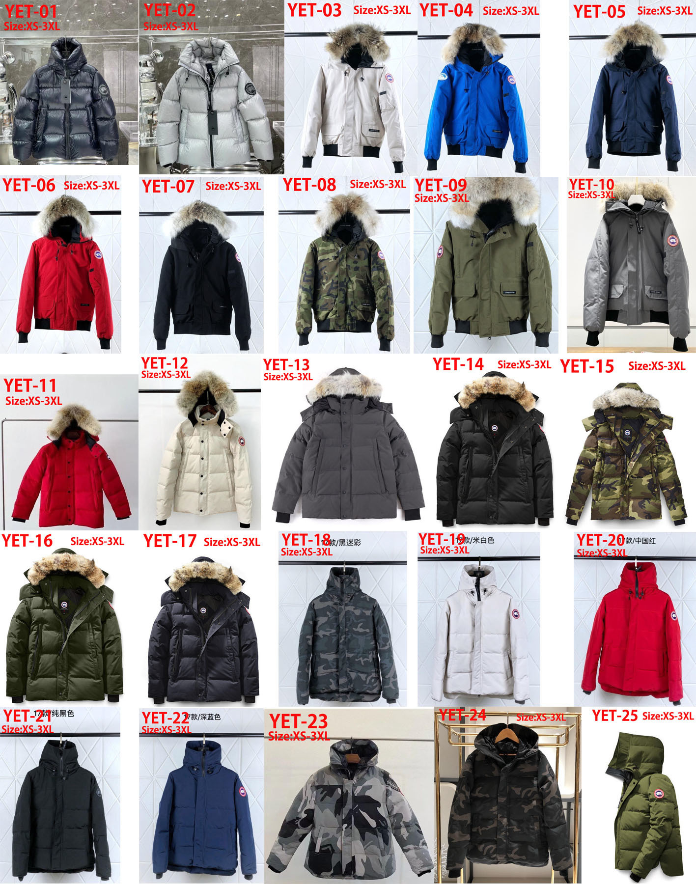 YET Canada goose men short jackets 165usd gallery