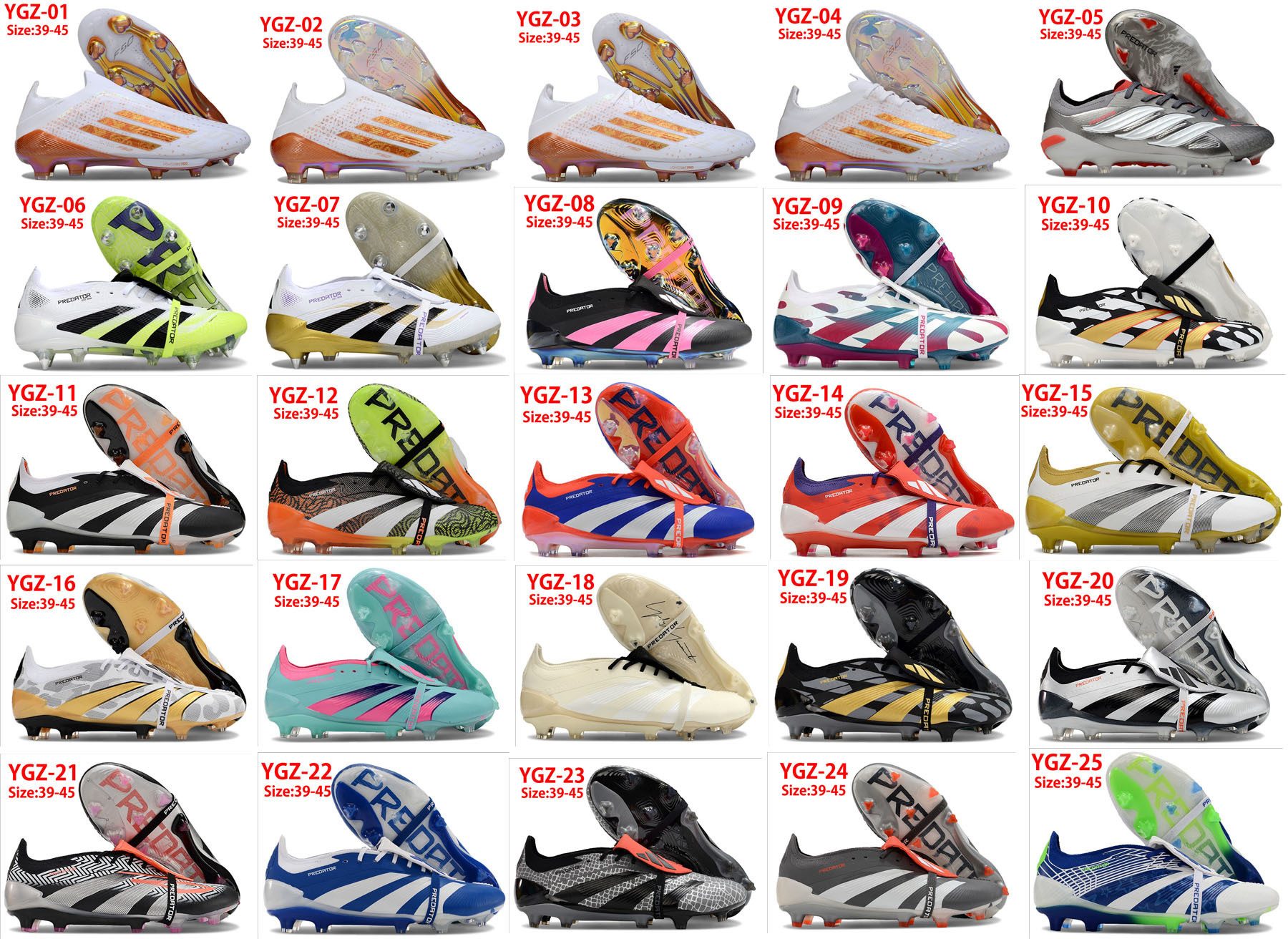 YGZ adidas Predator Elite Tongue FG 59.99usd gallery