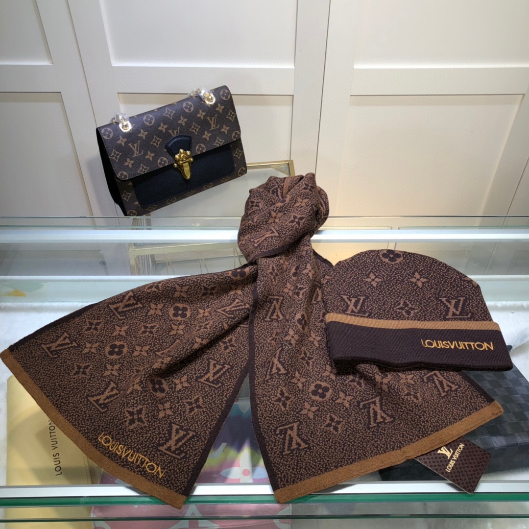 20022 Scarf and Hat Set LV $38 gallery