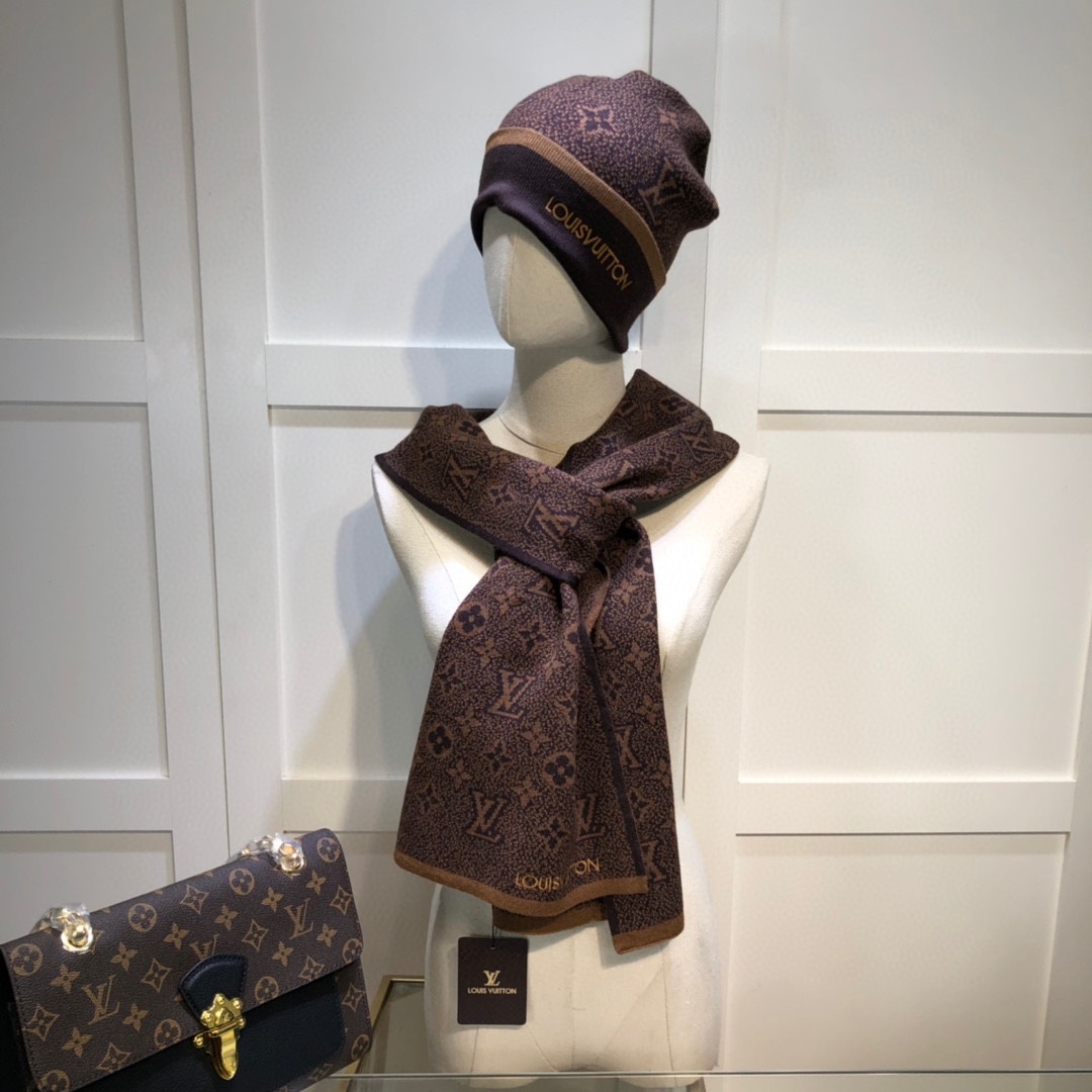 20022 Scarf and Hat Set LV $38 gallery