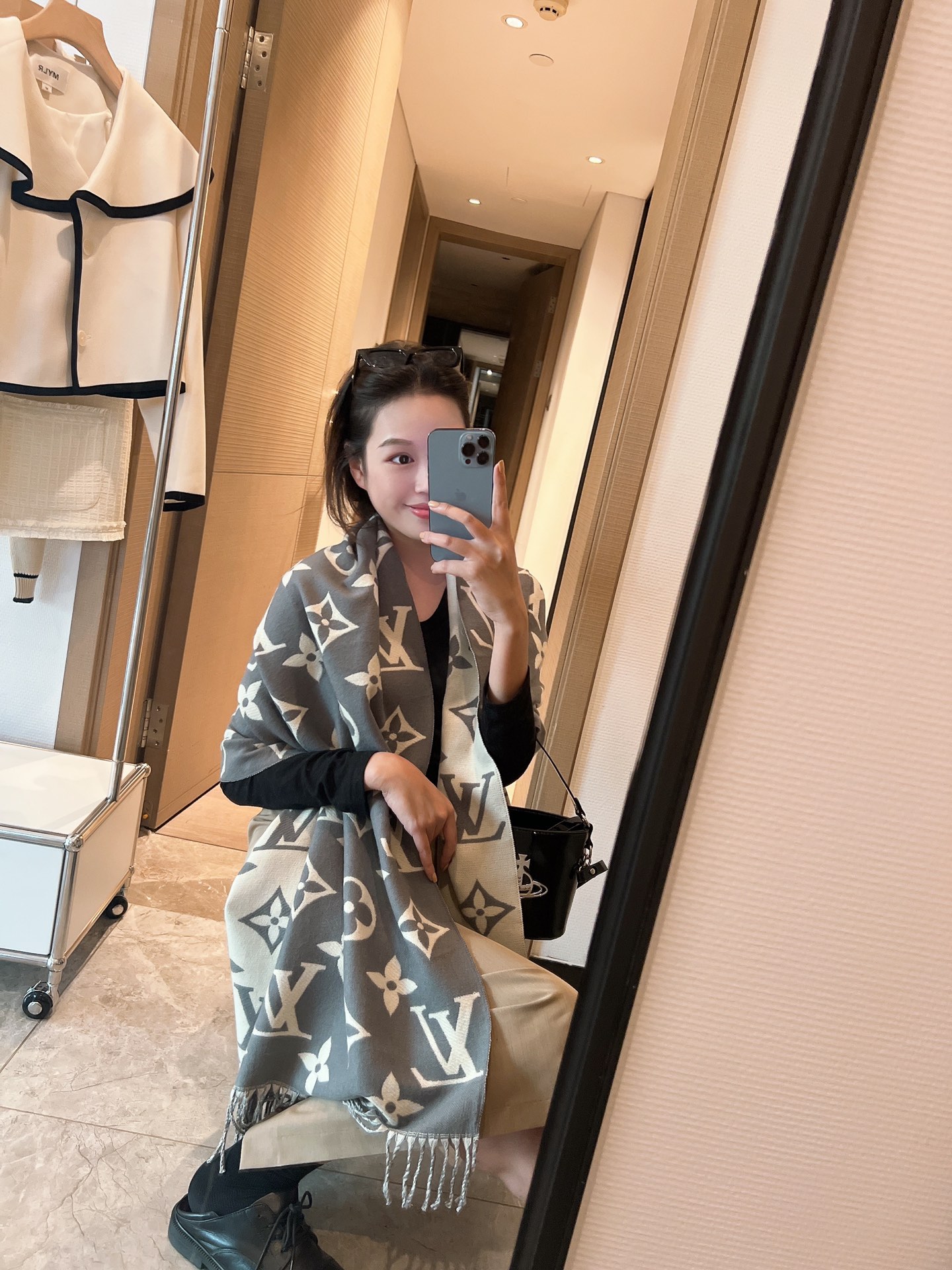 20025 scarf LV  $27 gallery