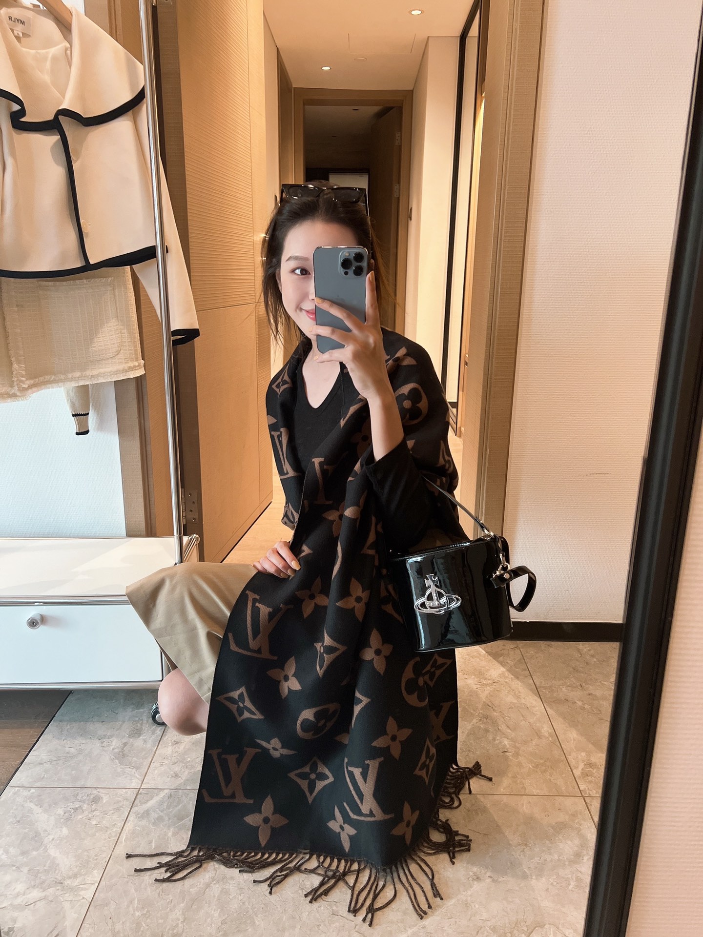 20025 scarf LV  $27 gallery