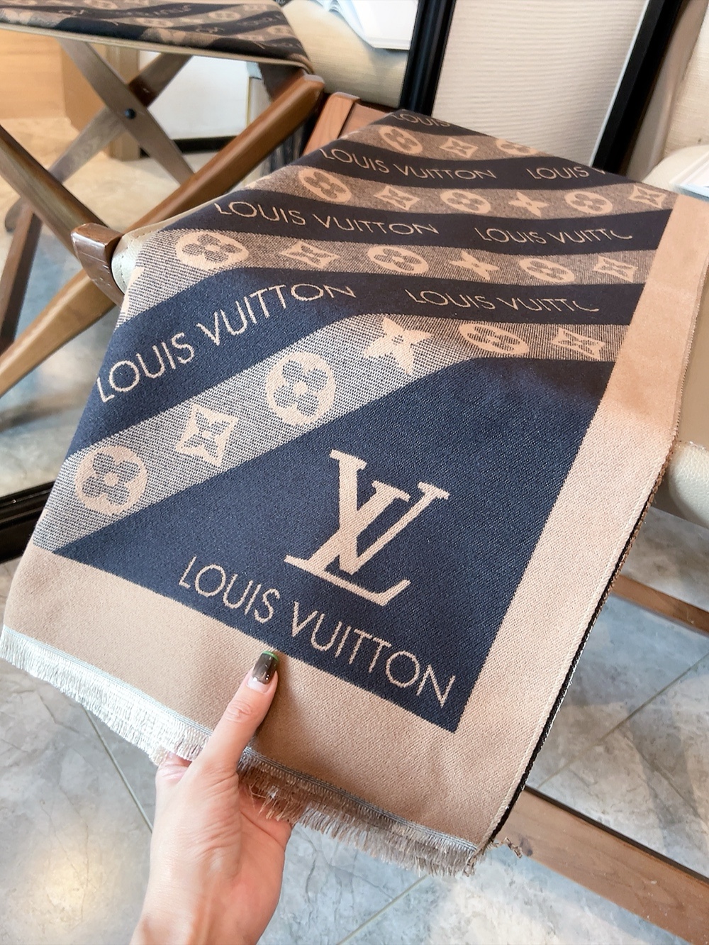 20035 scarf LV $27 gallery