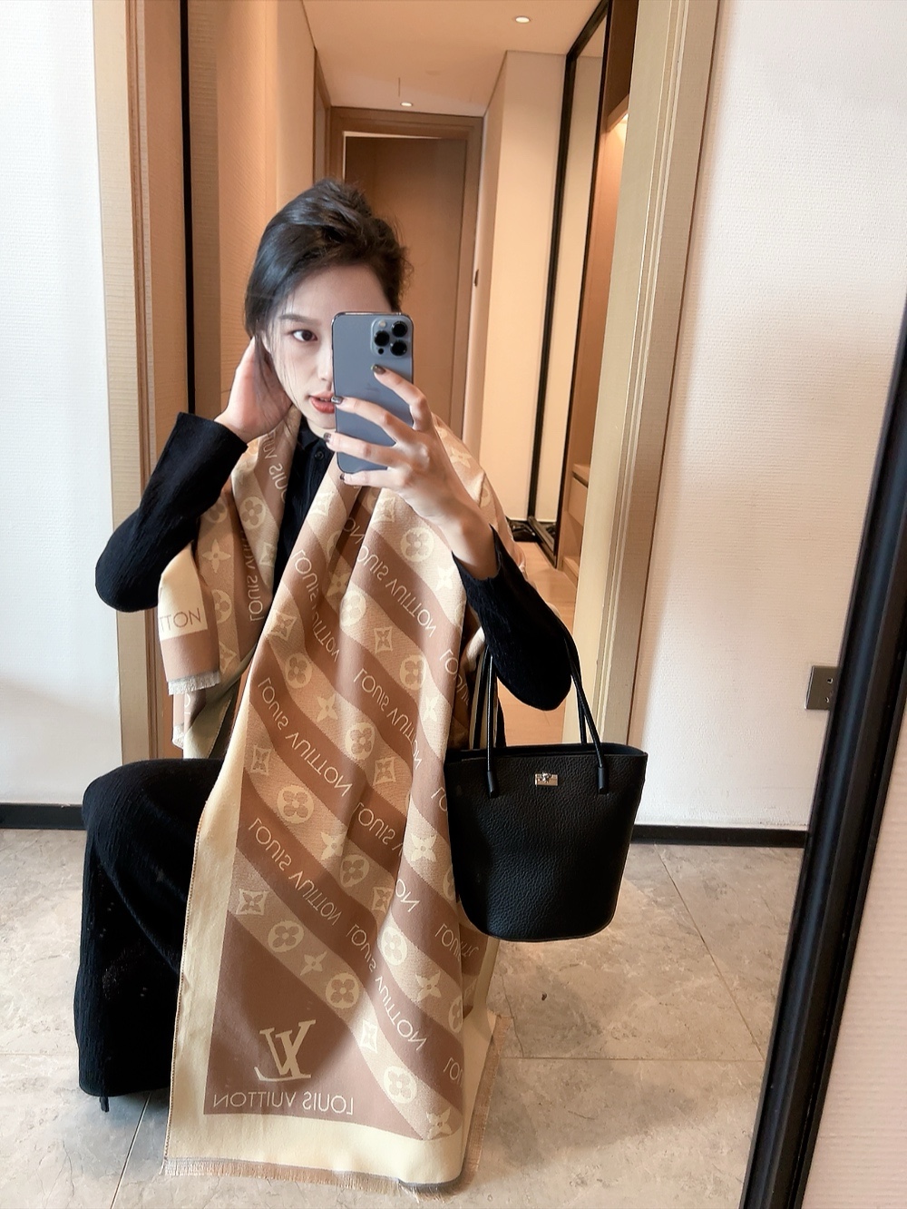 20035 scarf LV $27 gallery