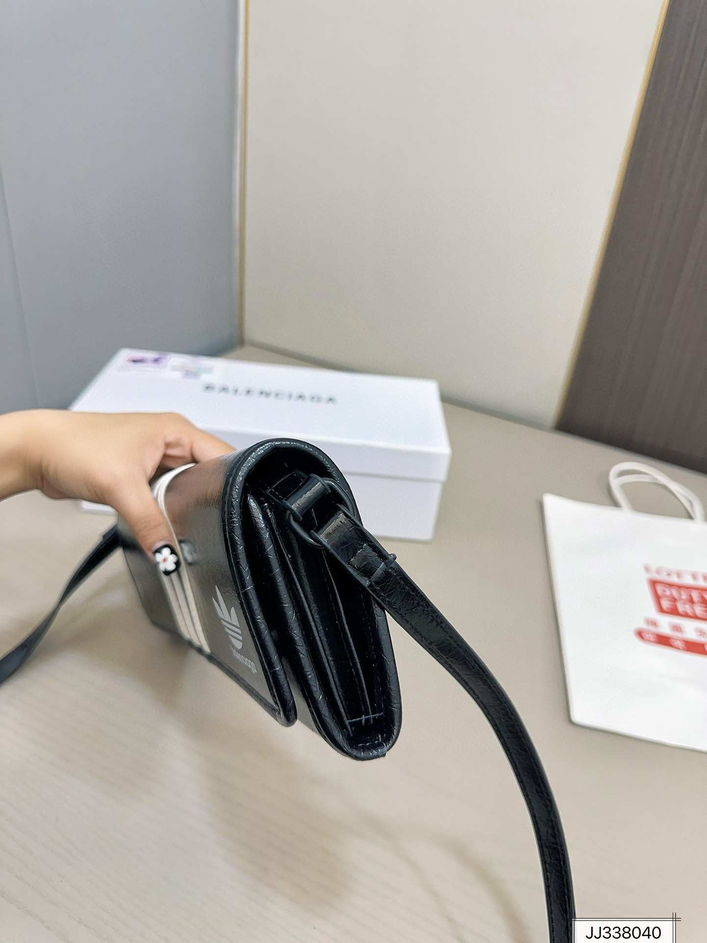 2908 $60 Balenciaga x Adidas Co branded Underarm Bag from Balenciaga gallery