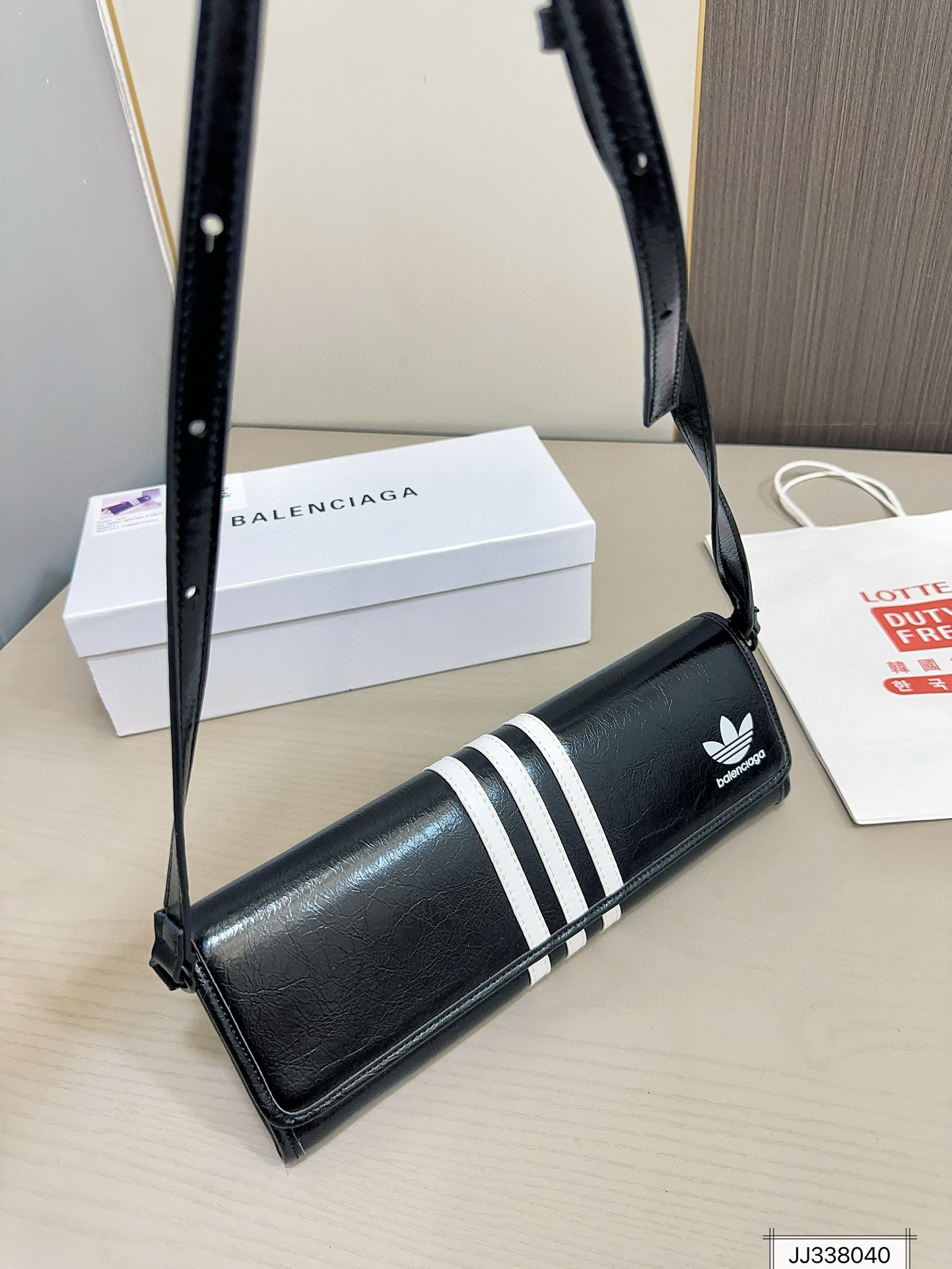 2908 $60 Balenciaga x Adidas Co branded Underarm Bag from Balenciaga gallery