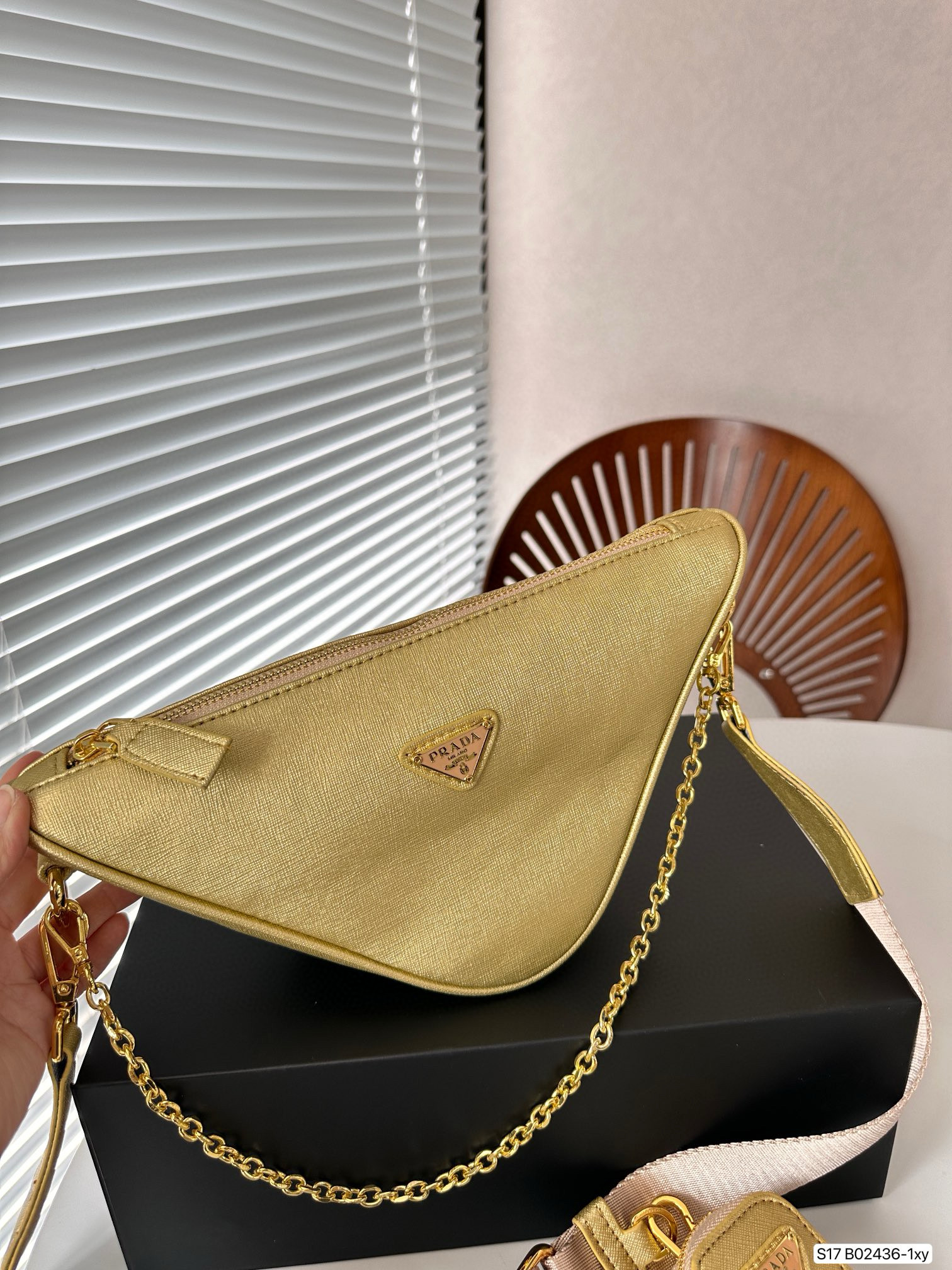 3741 Prada triangle bag $63 gallery