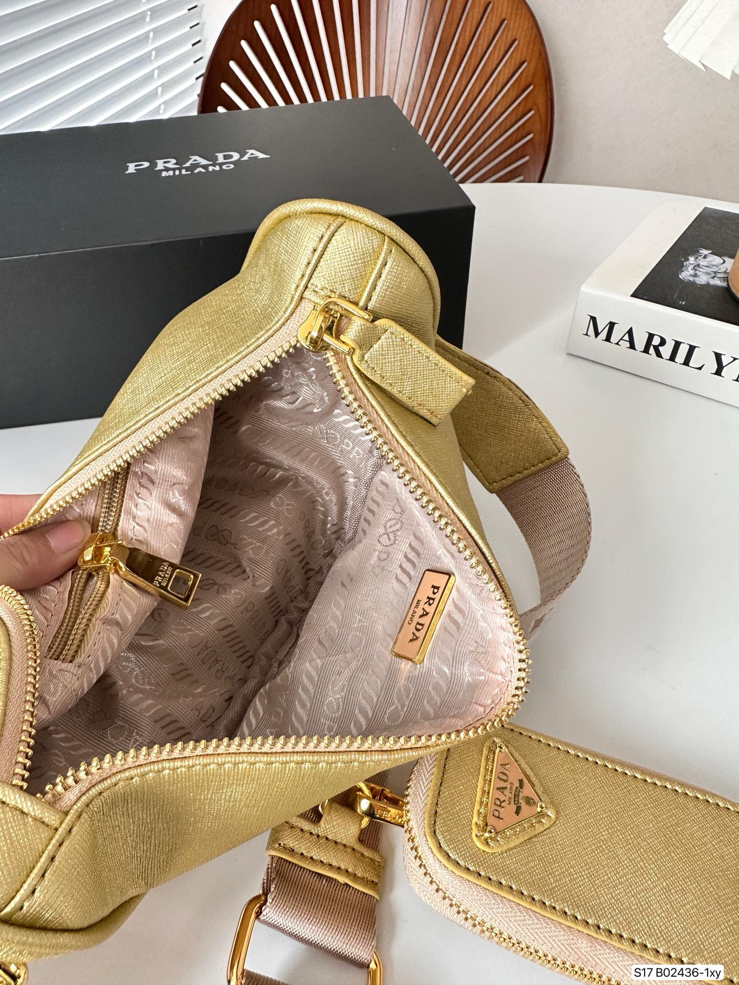 3741 Prada triangle bag $63 gallery