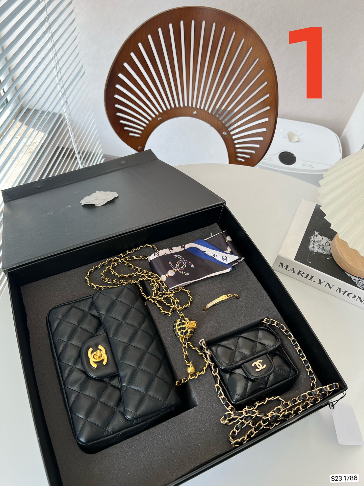 3761 Chanel Value Box Chanel Classic Fat Fang $73 gallery