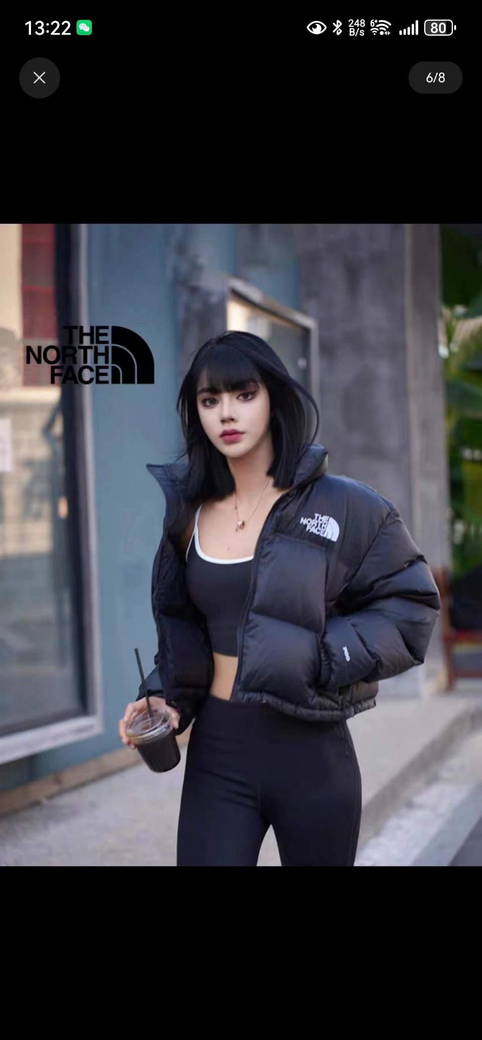 3817 chaquetas bordadas al norte $85 gallery