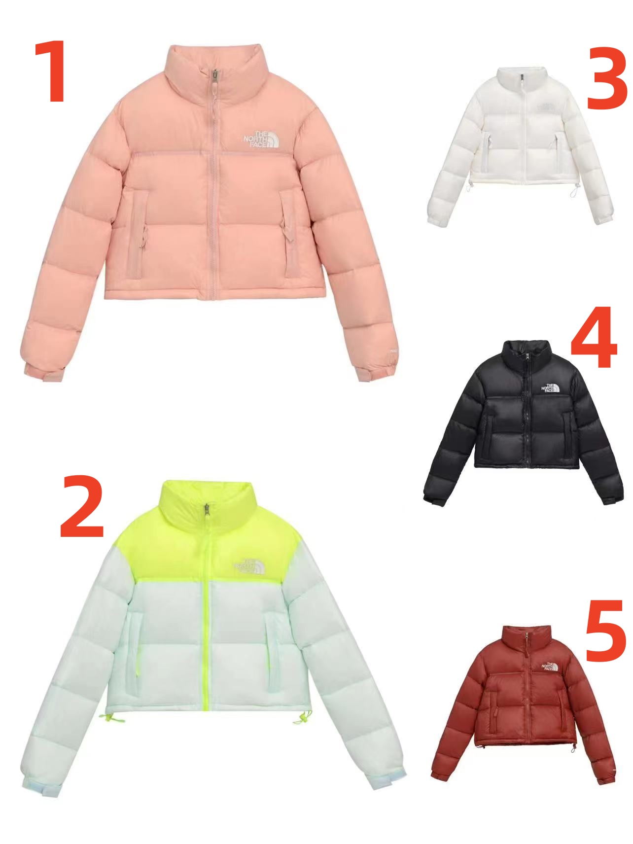 3817 chaquetas bordadas al norte $85 gallery