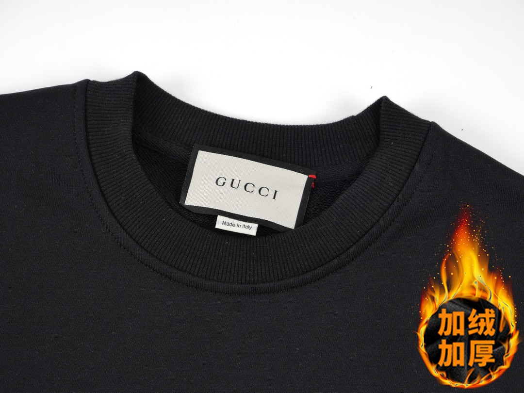 3829- $35 Gucci Round Neck Velvet Plus Sweater gallery