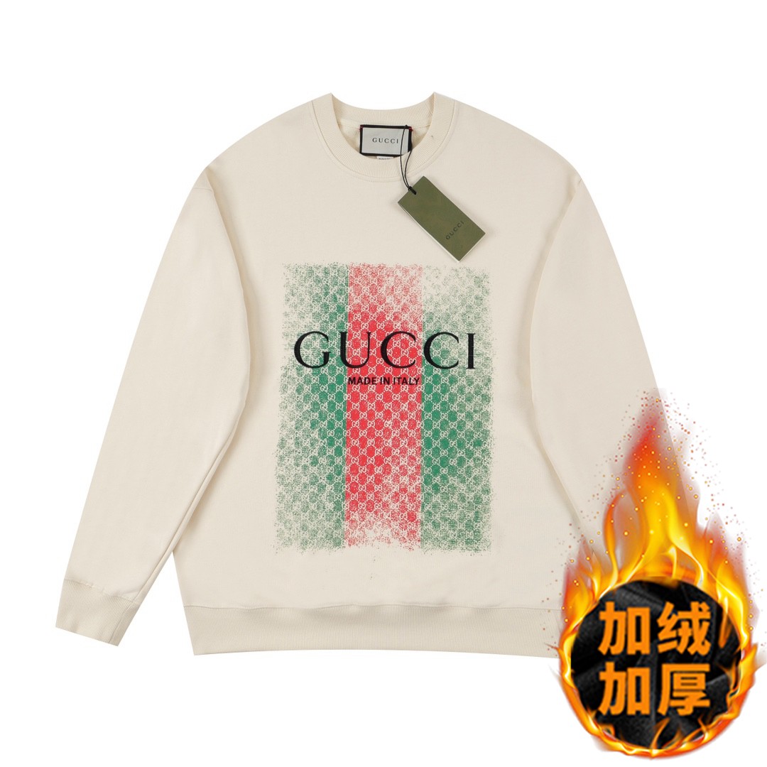 3829- $35 Gucci Round Neck Velvet Plus Sweater gallery