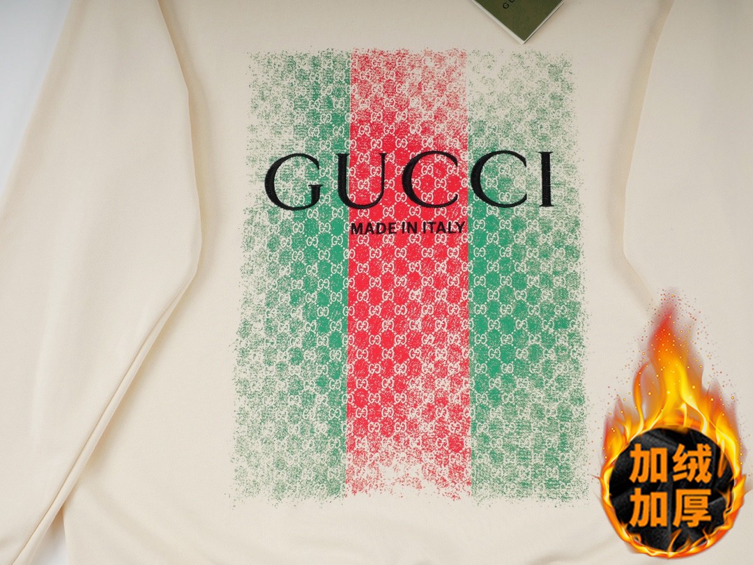 3829- $35 Gucci Round Neck Velvet Plus Sweater gallery