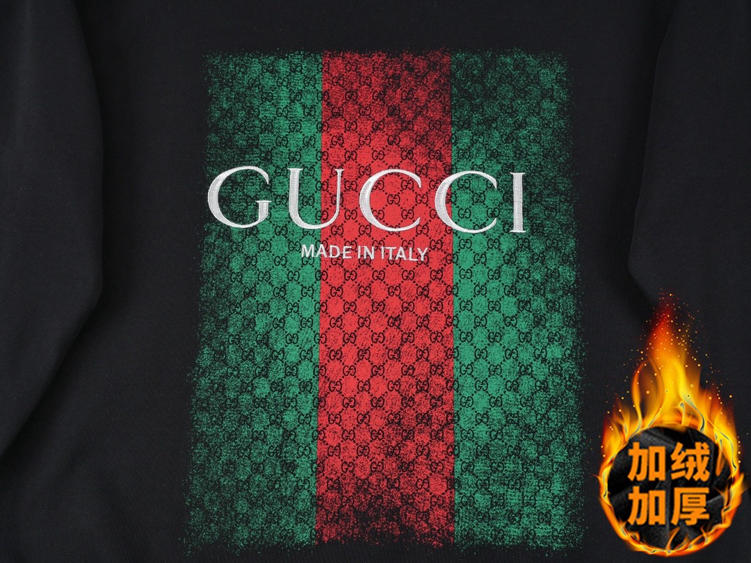 3829- $35 Gucci Round Neck Velvet Plus Sweater gallery