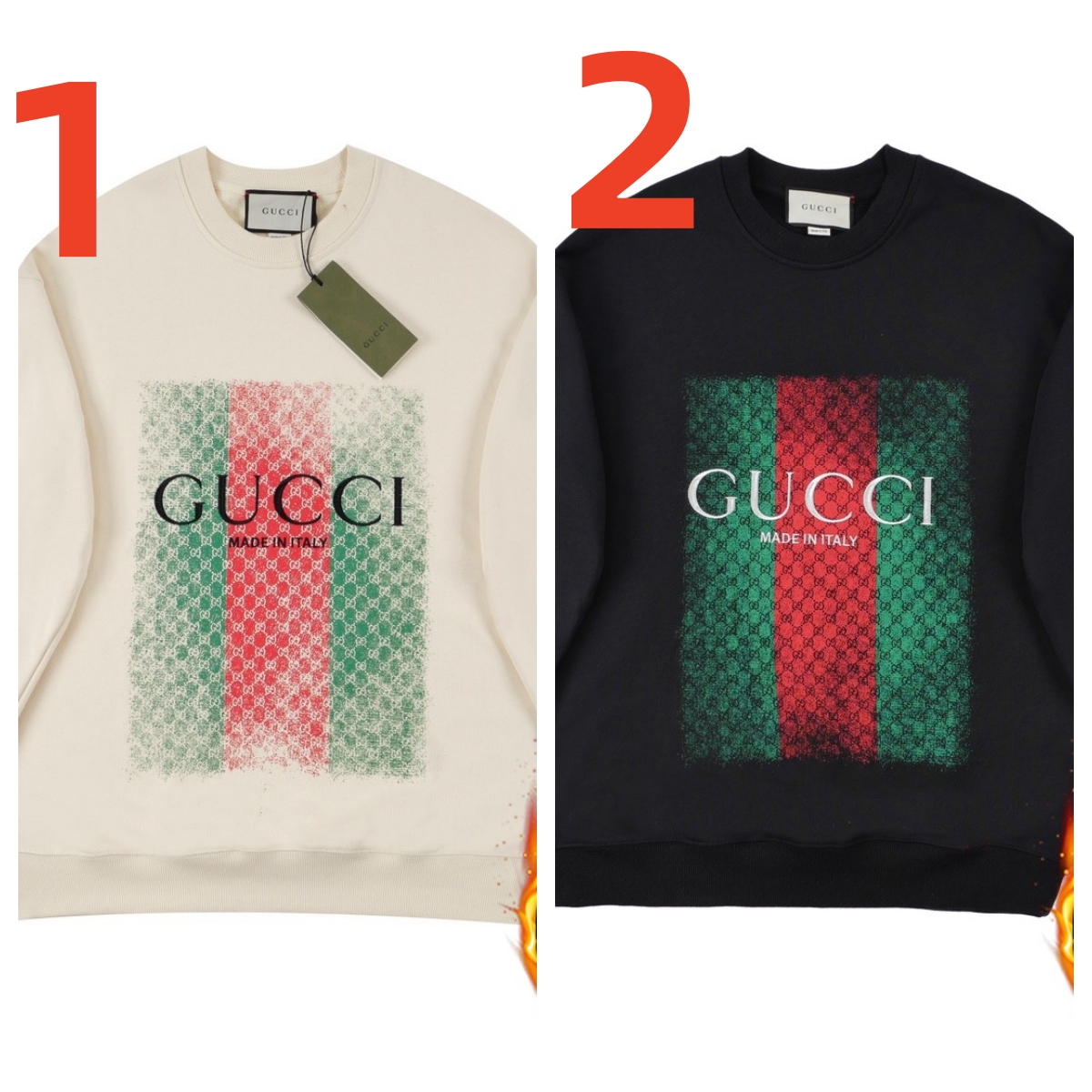 3829- $35 Gucci Round Neck Velvet Plus Sweater gallery