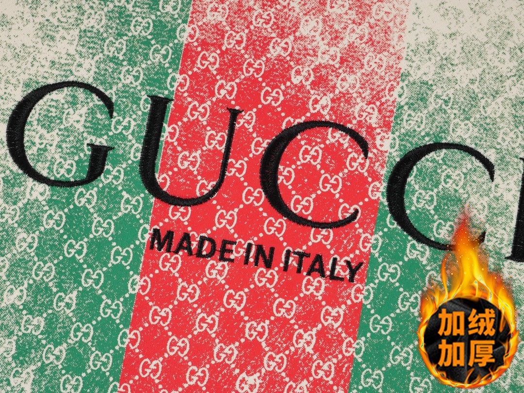 3829- $35 Gucci Round Neck Velvet Plus Sweater gallery