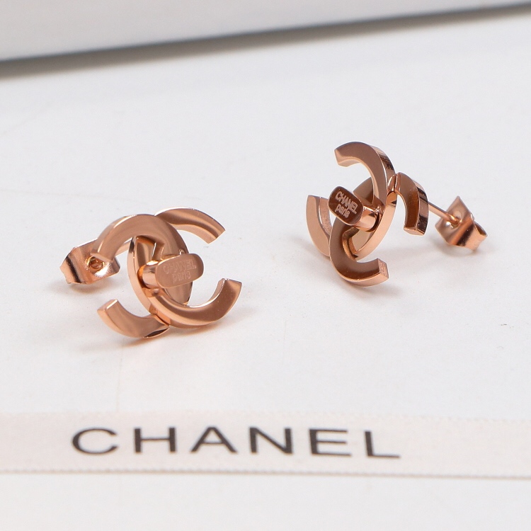 3854 $16 [Chanel] Black diamond earrings gallery