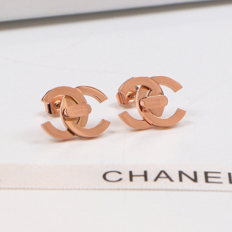 3854 $16 [Chanel] Black diamond earrings gallery