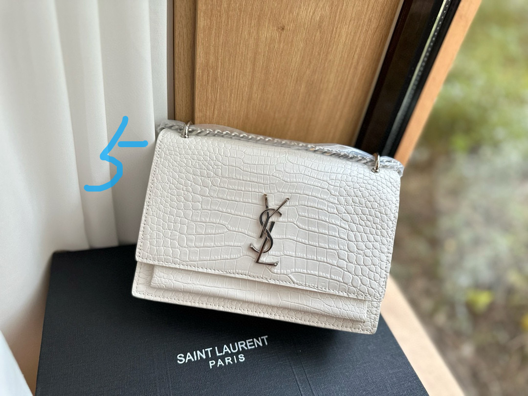 YSL sunset chain bag. Smooth leather with fine grain55$  code:7014 gallery