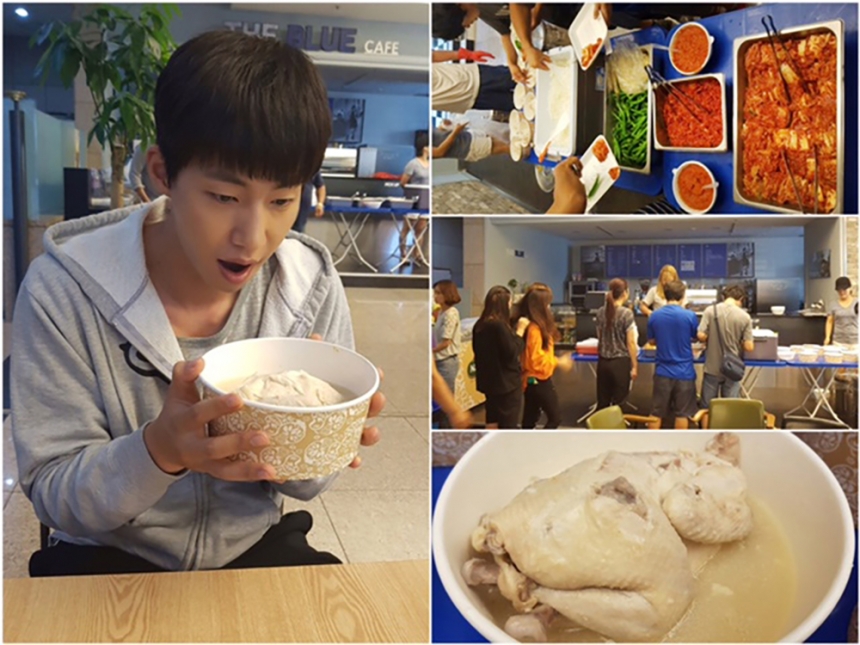 (Our Gab Soon) Song Jae Rim gửi thức ăn đến ủng hộ đoàn làm phim