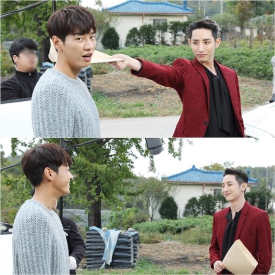 Kim Young Kwang và Lee Soo Hyuk thể hiện tình cảm thân thiết trên phim trường “The Man Living In Our House”
