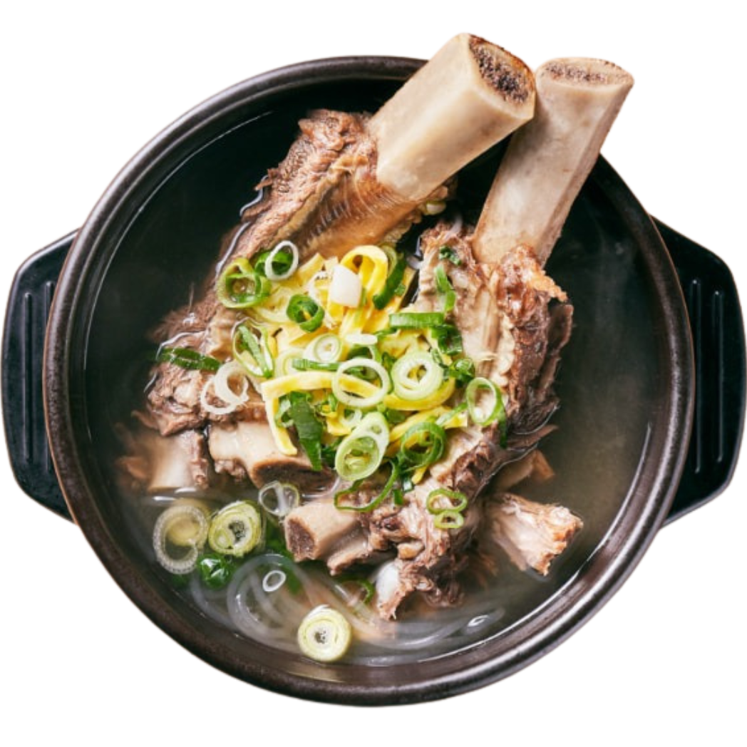 왕갈비탕 (Rib Beef Soup, Súp sườn Bò)
