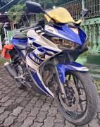 YAMAHA YZF - R25 TAHUN 2014 BIRU PUTIH PLAT AB GUN