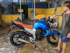 Yamaha byson biru tahun 2012 mulus no lecet