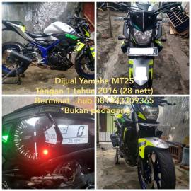 Dijual Yamaha MT25