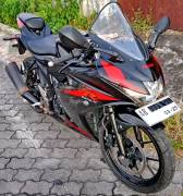 SUZUKI GSX-R150 HITAM DOFF TAHUN 2017 PLAT AB 