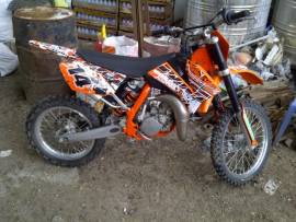 Motor tril ktm 85cc orange