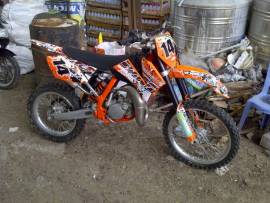 Motor tril ktm 85cc orange