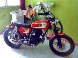 Honda CB 100 Modif Japstyle Red Original