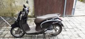 Dijual stylish scoopy 2016 black..plat jakarta