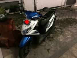 Jual Motor : Honda Beat A/T 2015 (Biru Putih)