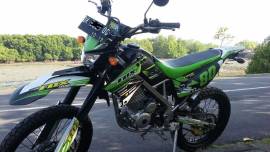 Kawasaki klx l 2014 hijau