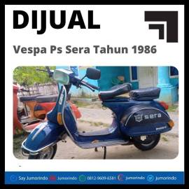 Dijual Vespa Ps Sera Tahun 1986 Asli Pltina Bawaan