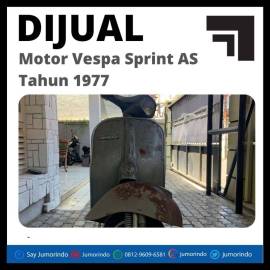 Dijual Motor Vespa Sprint AS Tahun 1977