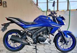 Yamaha New Vixion R 155 Silver Blue 2017 Plat AB S