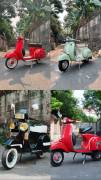 Dijual 4 vespa koleksi Surat lengkap.