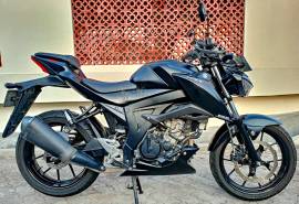 SUZUKI GSX-S150 HITAM DOFF TAHUN 2017 PLAT AB