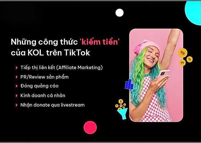 Những công thức 'kiếm tiền' của KOL trên TikTok