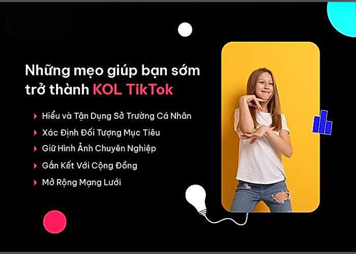 mẹo giúp bạn sớm trở thành KOL TikTok