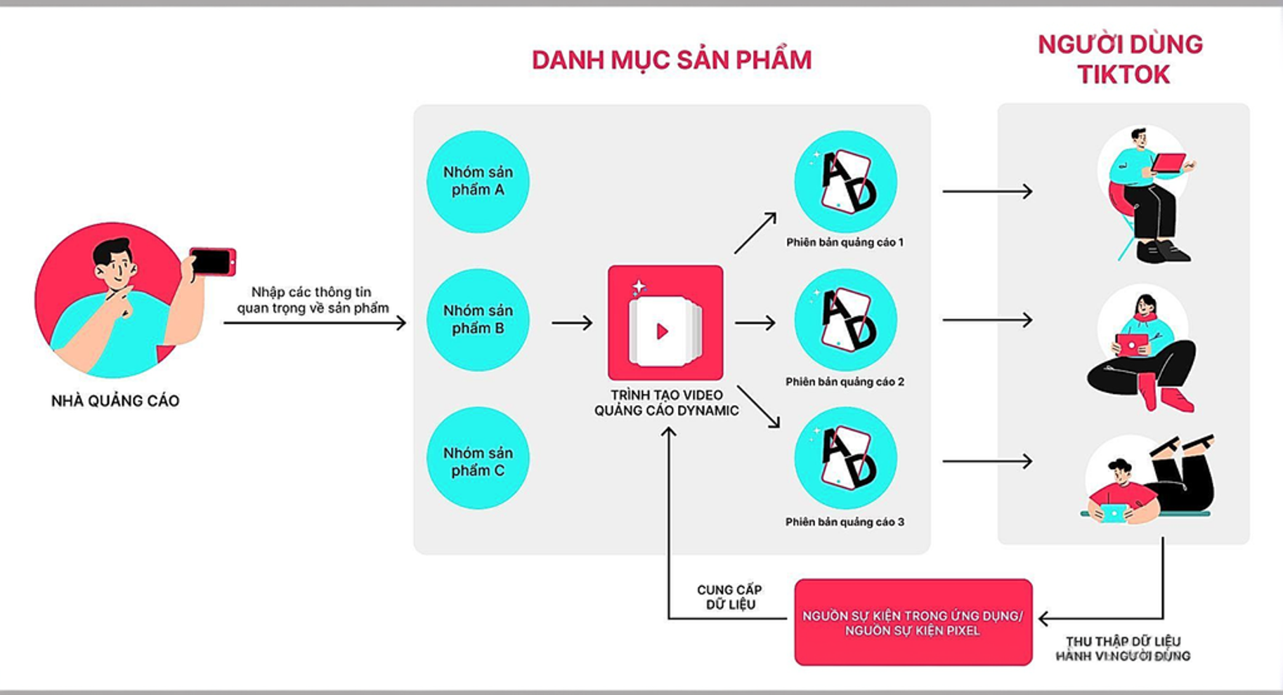 Cách thức hoạt động quảng cáo Dynamic Showcase TikTok