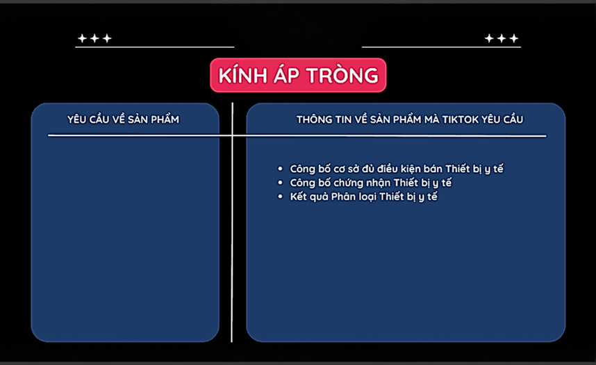 cách mở ngành hàng hạn chế trên TikTok kính áp tròng